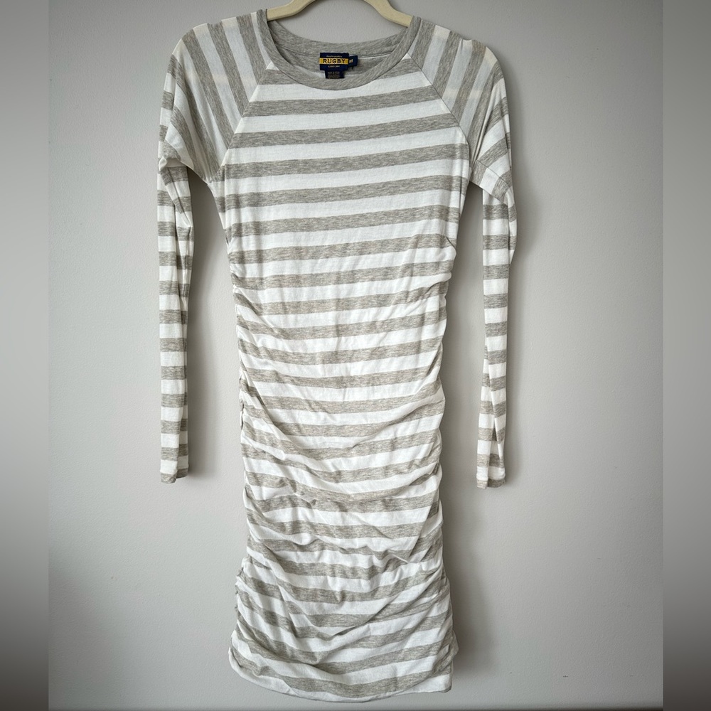 Striped Long Sleeve Dress Ralph Lauren Medium